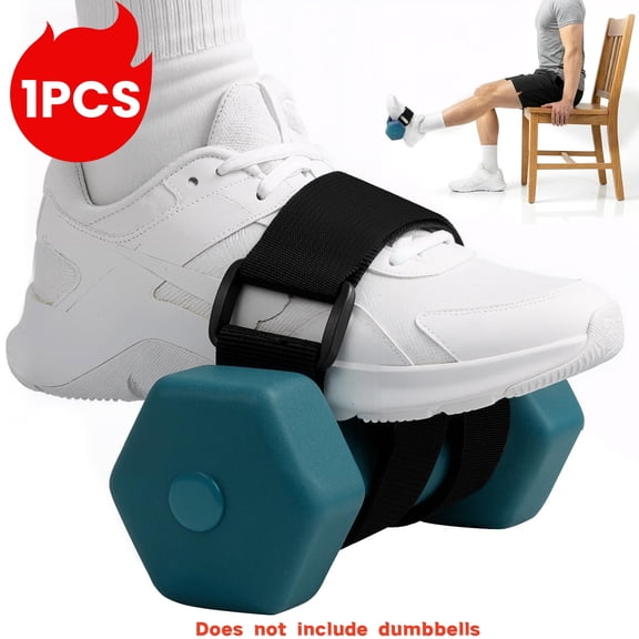 Dumbbell Foot Attachment,Glute Kickbacks & Leg Workouts,Tibialis Trainer, Adjustable Ankle Weights, Leg Workouts at Home for Hip Flexors,Ankle Straps for Weight Lifting,Foot Weight Training Equipment