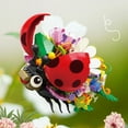 thumbnail image 3 of HI-REEKE Insect Building Block Set Ladybug with Flower Building Kit ABS Gift for Kid Adult Multi Color, 3 of 7
