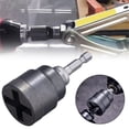 thumbnail image 1 of HANDIED Jack socket Jack Socket Sleeve Adapter – Heavy Duty Stabilizer Jack Drill Adapter For RV Trailer Vehicle – 1/2” Hex To 3/4” Square Drive Fit, 1 of 9
