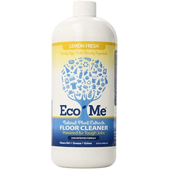 Eco-Me Nettoyant Naturel pour Sols, Citron Frais, 32 Onces Liquides