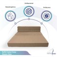 thumbnail image 3 of Sofá Cama Plegable - Queen - Marron Claro Memory Foam SOFA CAMA COZY, 3 of 10