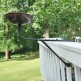 thumbnail image 3 of Find Your Passage LOW-MT-WOK-10-DHDC Deck Mount Small Hammered Copper Planter, 3 of 8