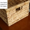 thumbnail image 2 of Paniers de Rangement Petits en Osier Rectangulaire Fait Main Panier de Rangement en Osier avec Doublure, 2 of 8
