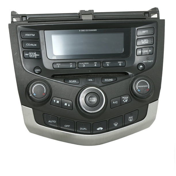 20032007 Honda Accord AM FM OEM Radio 6 Disc CD Player