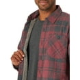 thumbnail image 3 of Wrangler Authentics Men's Long Sleeve Sherpa Lined Shirt Jacket, Current Heather, Small, 3 of 5