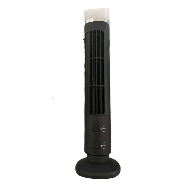 Naiovety Ventilador de escritorio ventiladores enfriadores de aire estables ajustables de viento fuerte herramienta de refrigeración USB Electrodomésticos Negro/con Luz