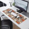 thumbnail image 2 of Long Mouse Pads for Desk,Brown Chicken Chick Egg Pattern Desk Mats on Top Of Desks, Desk Mouse Pad Extra Large with 3mm Non-Slip Base and Stitched Edge for Gaming,Office,Work,Home 31.5x11.8in, 2 of 5