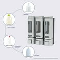 thumbnail image 5 of Fichiouy 3-in-1 Shower Soap Dispenser Soap Separator 3 Chamber for Bathrooms Kitchens, 5 of 13
