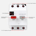 thumbnail image 3 of Motor Protector Circuit Breaker, AC380V 3P Circuit Protector, DIN Rail Mount, for Household Appliances, Electrical Industry, Distribution Boxes, 3 of 8