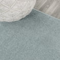 thumbnail image 3 of Alfombra Runner JONATHAN Y Haze, sólida, de pelo bajo, azul costero, 60 x 360 cm, 3 of 6