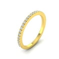 thumbnail image 3 of Certified 1/4ctw Diamond Wedding Band in 10k Yellow Gold (G-H, I1-I2), 3 of 5