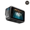 thumbnail image 4 of GoPro Hero 13 Action Camera Bundle, 27MP Waterproof Camera with 128GB Memory Card & Dual Enduro Batteries, Black, 4 of 6