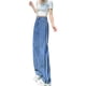 thumbnail image 1 of Pantalones vaqueros holgados de cintura alta y pierna recta para mujer, pantalones vaqueros casuales estilo boyfriend (XL), 1 of 5