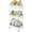 3-Tier, variant on 3-Tier Rolling Cart with Wheels, Multifunction Storage Organizer for Kitchen, Bathroom, Laundry, White