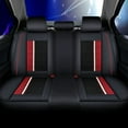 thumbnail image 4 of Maidao Car Seat Covers Leather for BMW for X2 2017-Present 5 Seats Waterproof Soft Front Rear Cushion Protector Black and Red, 4 of 9
