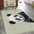 thumbnail image 2 of Kitchen Mats for Floor 3x5 Ft, Sage Green Cute Panda Non Slip Area Rugs for Kitchen Bedroom Entryway, Funny Animals Modern Art Washable Carpet Runner Rug Floor Mats for Bedroom Home Decor, 2 of 8