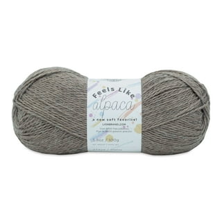 Lion Brand Yarn Feels Like Butta Thick & Quick Quiet Grey Super