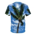 thumbnail image 2 of Lets Have Vacation Palms Beach Unisex AOP Cut & Sew Tee, 2 of 7