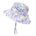 thumbnail image 1 of Sombrero para el sol ajustable para bebé, sombrero para nadar al aire libre para niños pequeños, sombrero para piscina, ala ancha, correa para la barbilla, sombrero para jugar en verano, 1 of 5