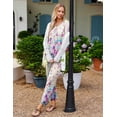 thumbnail image 3 of Ekouaer Womens Fall & Winter Pajama Set 2 Piece Long Sleeve Lounge Set Soft and Comfortable PJs with Pants, 3 of 6