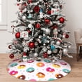 thumbnail image 5 of Sikiie Colorful Donuts 30-48 inches {designName} Print Christmas Tree Skirt Snowman Xmas Tree Skirt with Edge Christmas Decorations for Holiday Party36", 5 of 7