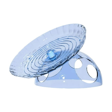 Bvdfgk Hamster Exercise Wheel PET Material Silent Running Hideout House Accessories for Blue