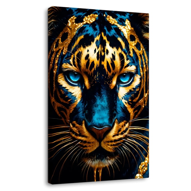 Cuadro Decorativo Canvas Revolution Destellos Azules 60x90 cm