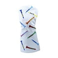 thumbnail image 1 of Funda para cabeza de palo de golf, duradera, moderna, antiarañazos Blanco 16cmx35cm, 1 of 9