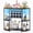 Black Wood, variant on SENYUM Upgrade Wine Bar Cabinet with LED Lights, Mini Wine Bar Cart with Storage and Glass Holder, Home Bar Coffee Bar for Liquor, Bar Table for Kitchen, Dining Room, Living Room