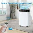 thumbnail image 2 of Seetaras 10000 BTU 450 sq ft Portable Air Conditioner, White, 2 of 9