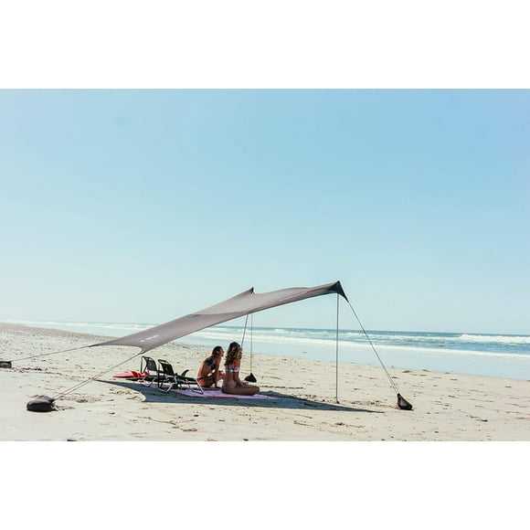 Carpa de playa Neso Grande, refugio solar ligero de 2,7 x 2,7 m