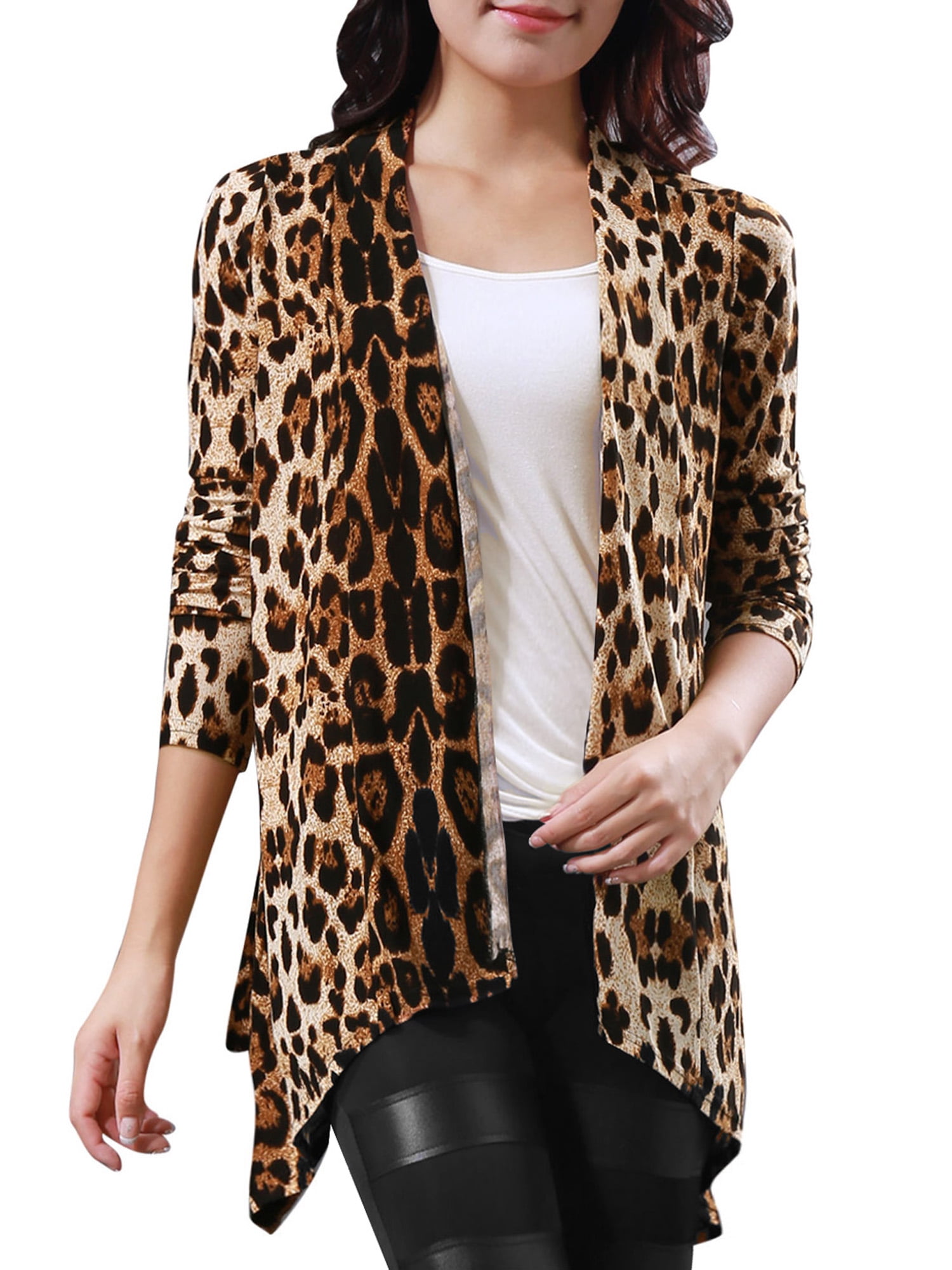 Buy > leopard boyfriend cardigan > in stock