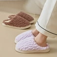 thumbnail image 6 of Slides for Women House Shoes for Women Slippers Winter Warm Shoes Indoor Outdoor Comfortable Soft Cozy Fuzzy Slides For, 6 of 6