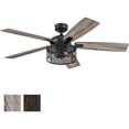 thumbnail image 1 of Open Box Honeywell Carnegie Ceiling Fan, Quiet Motor & Remote Control, 52", Blk, 1 of 12