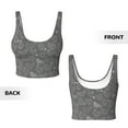 thumbnail image 6 of Uemuo Funny Chicken Pattern Women's Sports Bra - High Impact Support, Breathable, and Comfortable Athletic Bra for Running, Yoga, and Workouts, 6 of 9