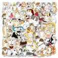 thumbnail image 3 of 200 pegatinas elásticas con diseño de gato para viajes, bonitas pegatinas de grafiti para refrigerador, casco, patineta, ordenador, bricolaje, para coche, 3 of 5