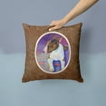 thumbnail image 2 of Carolines Treasures 7287PW1414 Bull Terrier Fabric Decorative Pillow  14Hx14W multicolor, 2 of 4