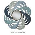 thumbnail image 3 of With the Flow Blue Wall Mirror - 29 Inches Diameter, 3 of 5