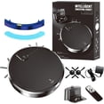 thumbnail image 1 of Smart Dual-Mode Robot Vacuum, Robot Vacuum and Mop Combo, Vacuum Cleaner Mop and Sweep, Robotic Vacuum Cleaner Strong Suction, Strong Suction Power, Auto Recharge, for Hard Floors, Pet Hair (Black), 1 of 7