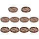 thumbnail image 1 of Uxcell Paquete de 10 Respiraderos de Soffit Redondos, 80mm/3.1 Pulgadas Cubierta de Respiraderos de Aire Plásticos Circulares para Baño Hogar/ Oficina/Cocina/Armario/Guardarropa [Marrón], 1 of 6
