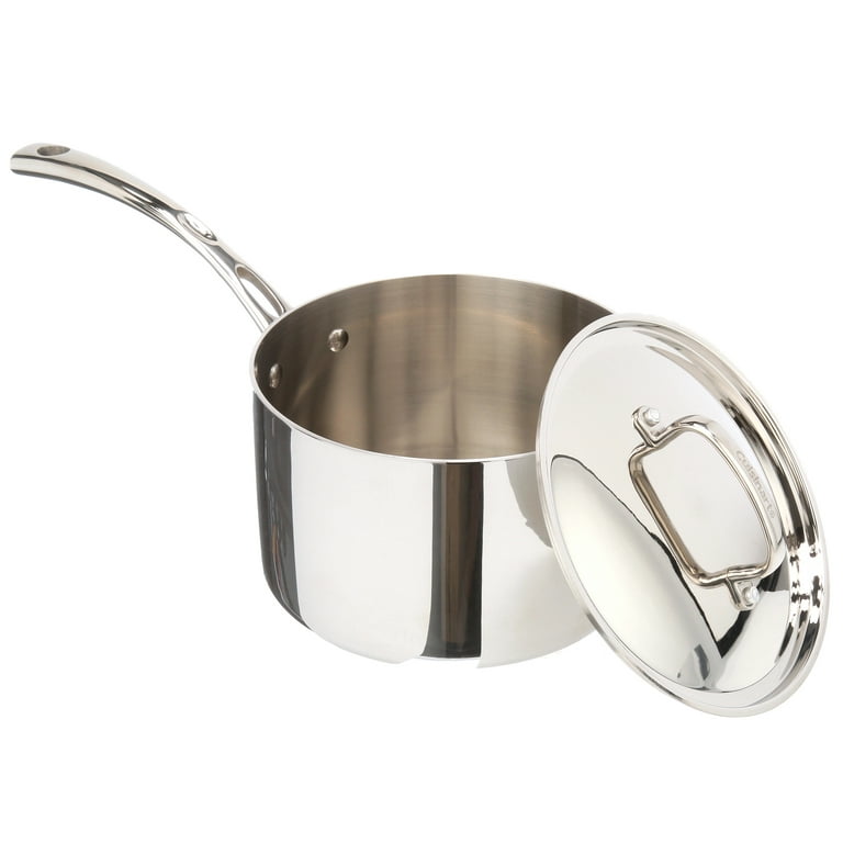French Classic Tri-Ply Stainless Cookware 6 Quart Stockpot with Cover 