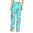 thumbnail image 3 of Sigee Seashell And Starfish Print Women's Soft Pajama Pants - Breathable and Comfortable Lounge Sleep Bottoms with Elastic Waistband and Pockets-XX-Large, 3 of 9