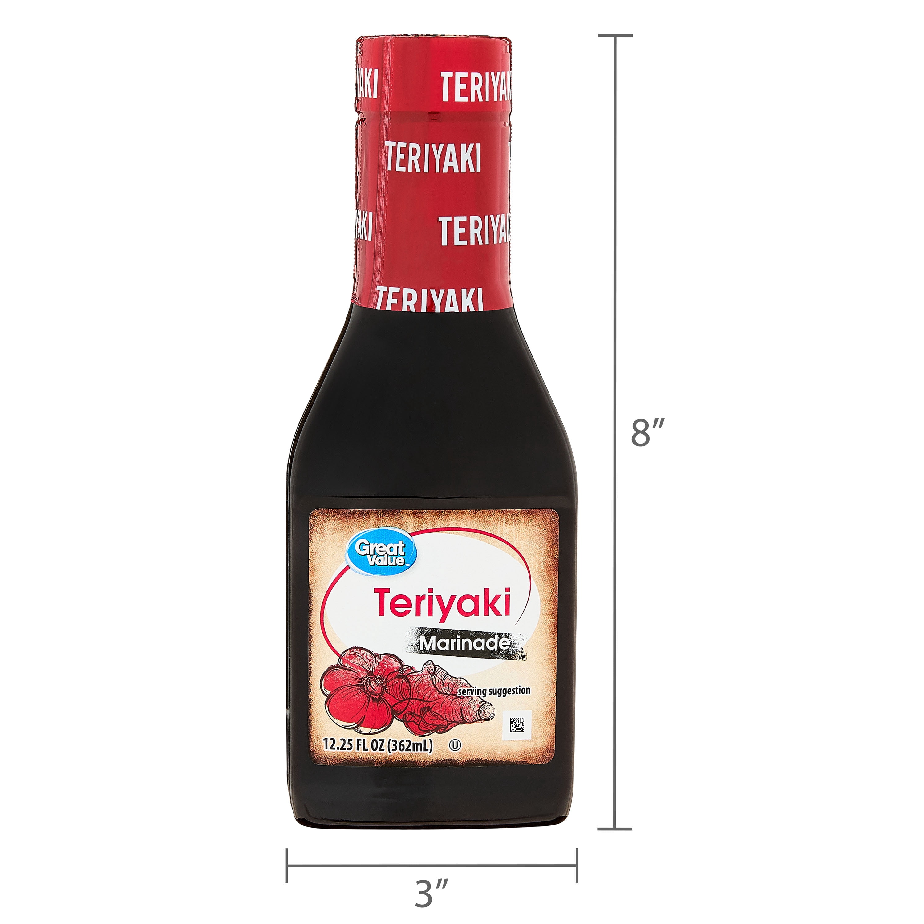 Great Value Teriyaki Marinade, 12.25 fl oz