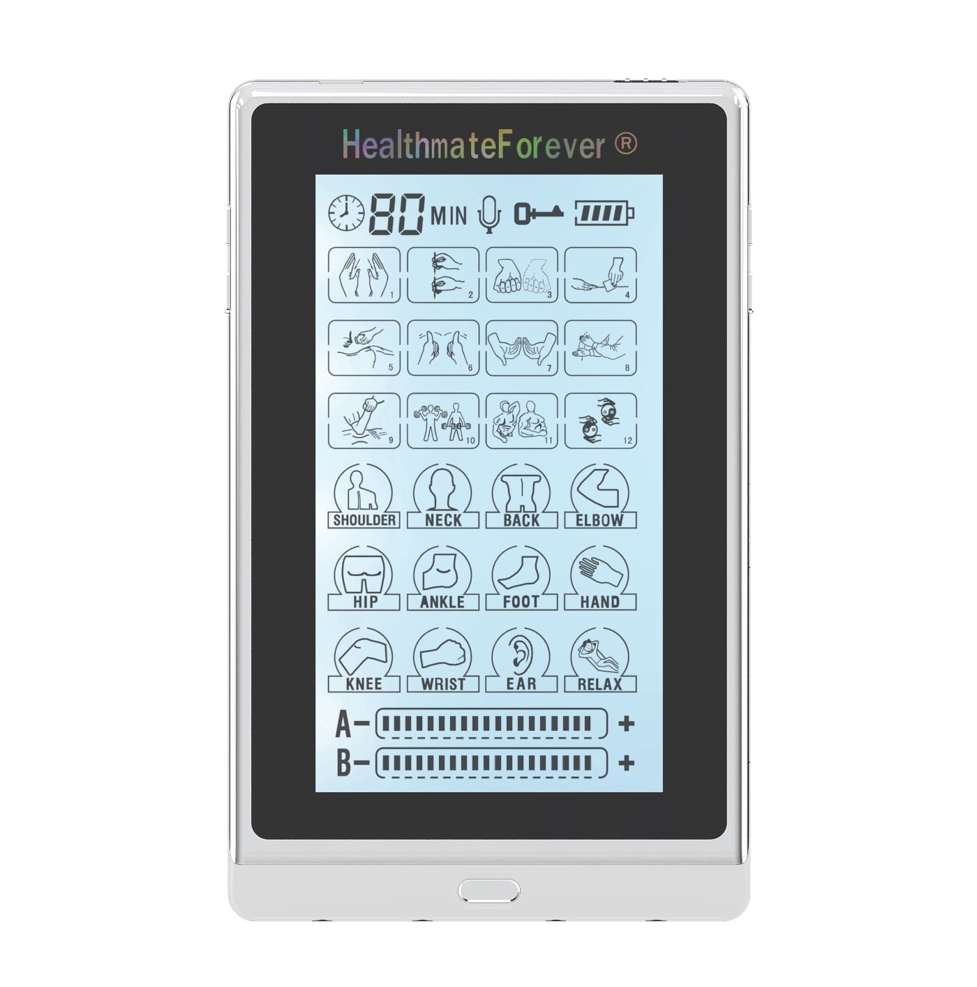 HealthmateForever T24AB3 Touchscreen TENS Muscle Recovery & Pain Relief ...