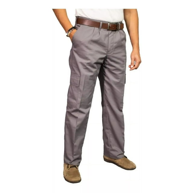 Pantalón Cargo Para Caballero Tipo Comando De Gabardina