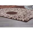 thumbnail image 5 of Transitional 9x12 Area Rug (9'3'' x 12'6'') Geometric Brown, Beige Living Room Easy to Clean, 5 of 9