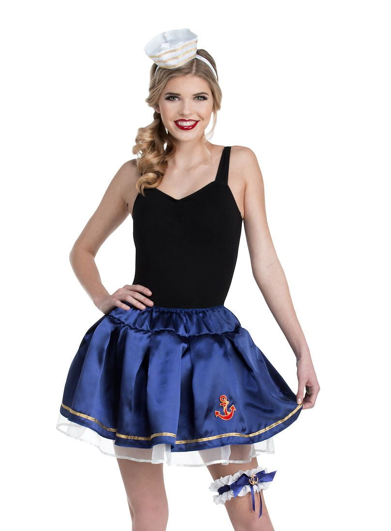 blue sailor tutu skirt