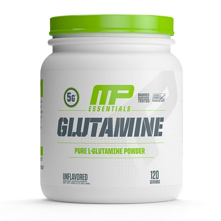 MP Essentials 100% Pure Glutamine Powder, Muscle Growth and Recovery, L-Glutamine Powder, Promotes Recovery After Intense Exercise, Helps Repair Muscles,.., By Muscle