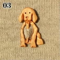 thumbnail image 6 of K-KED Wooden Animal Pattern Brooch Pin Wood Shawl Pin Scarf Pin Women Gift Brooch 1pc-9, 6 of 9