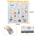 thumbnail image 6 of Ludolm Baby Play Mat for Floor - 50x50 inches Kids Foldable Playmat for Babies and Toddlers, 6 of 8